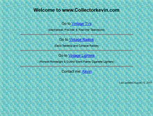 Tablet Screenshot of collectorkevin.com